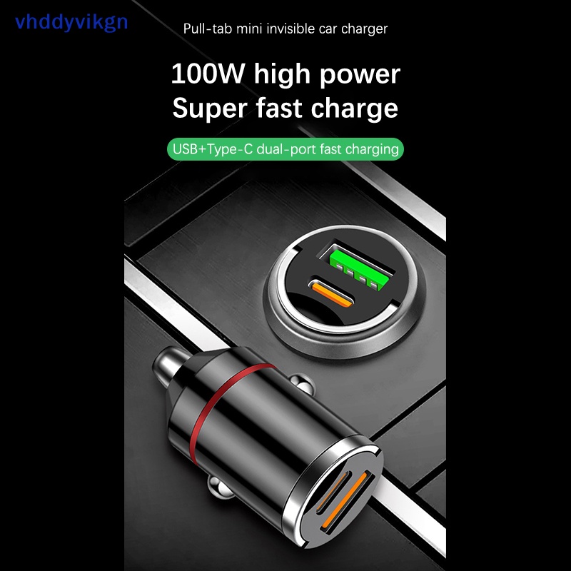 Tẩu Sạc Nhanh vhdd 200w mini Hai Cổng usb Cho iphone 13 12 xiaomi huawei samsung vn