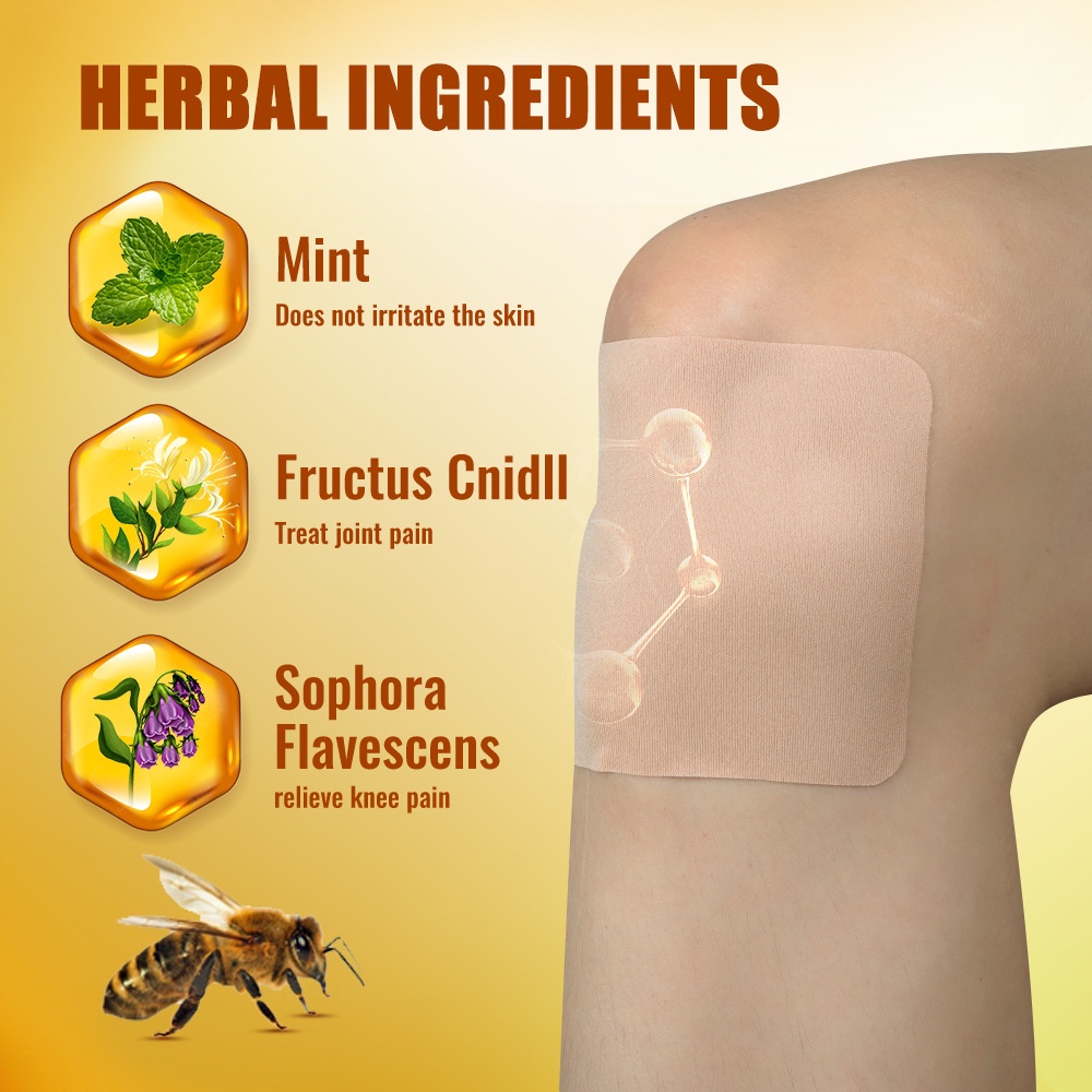 Sẵn Sàng Amazon Bee Venom Giảm đau Ứng Dụng Cảm Lạnh Phụ Trợ Chăm Sóc Sức Khỏe Vải đàn Hồi Serein