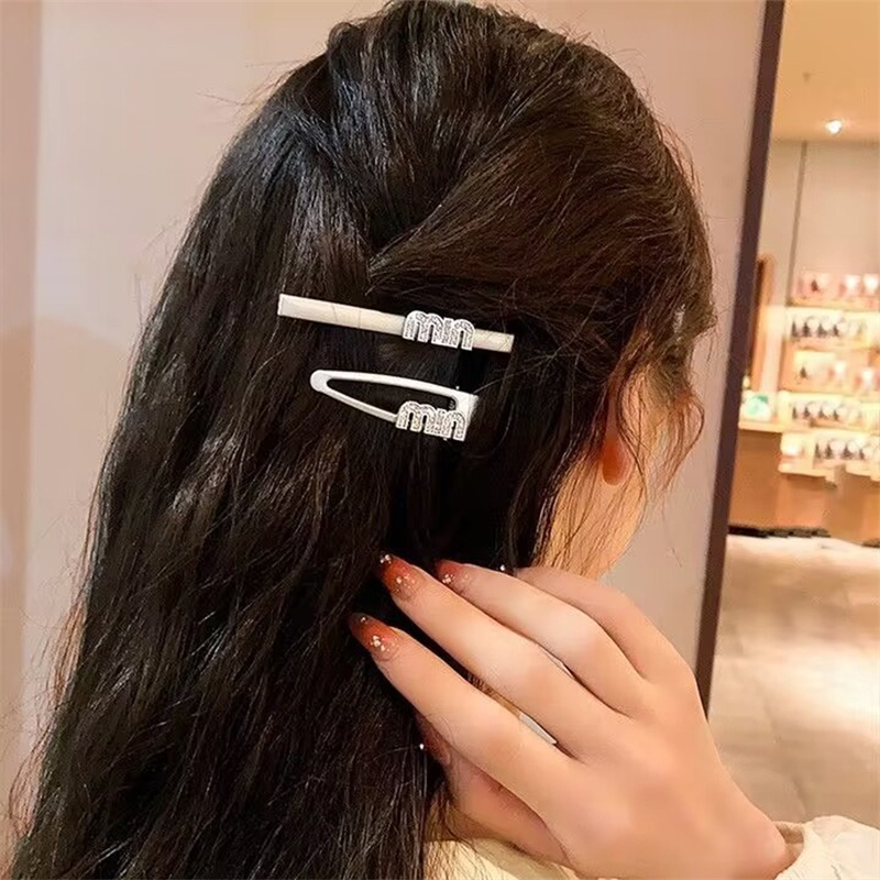 Kẹp Tóc Kim Loại y2k Nhiều Màu Sắc Dễ Thương Cho Nữ