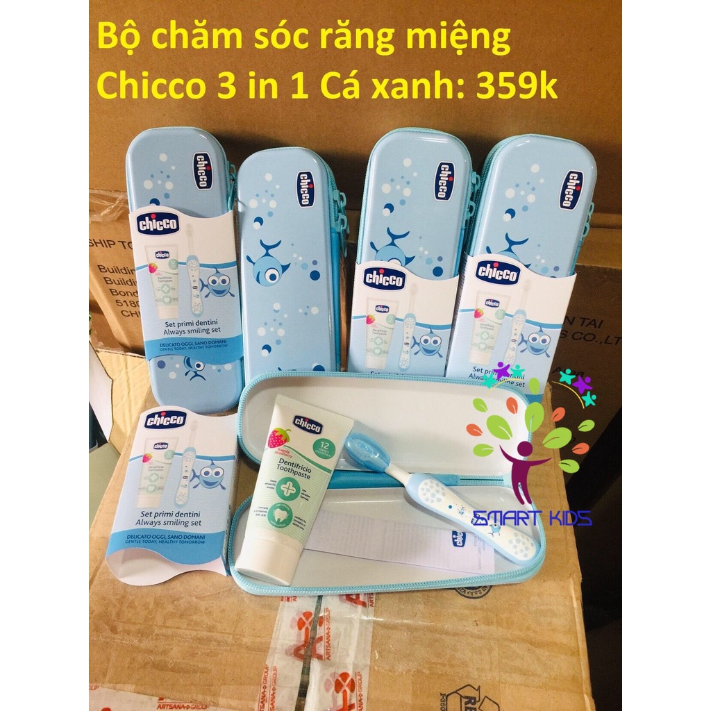 Bộ chăm sóc răng miệng 3 in 1 Chicco