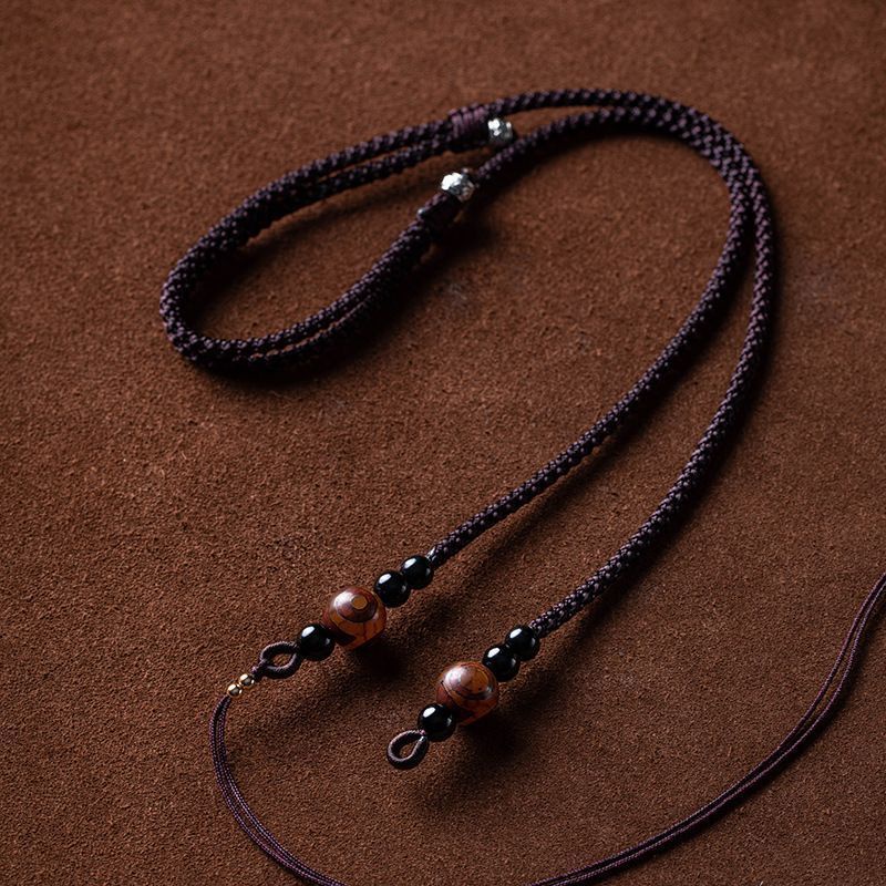 Dây Đeo Chuỗi Hạt 9.26 Hai Đầu dzi Phong Cách Tây Tạng Cho Nam Và Nữ