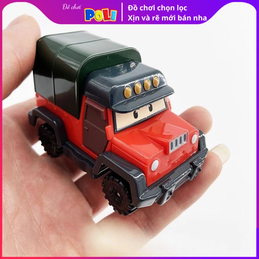 Các Nhân Vật Poli Hợp Kim Chính Hãng Silverlit Hàn Quốc | Robocar Poli Và Những Người Bạn ở Thị Trấn Broom