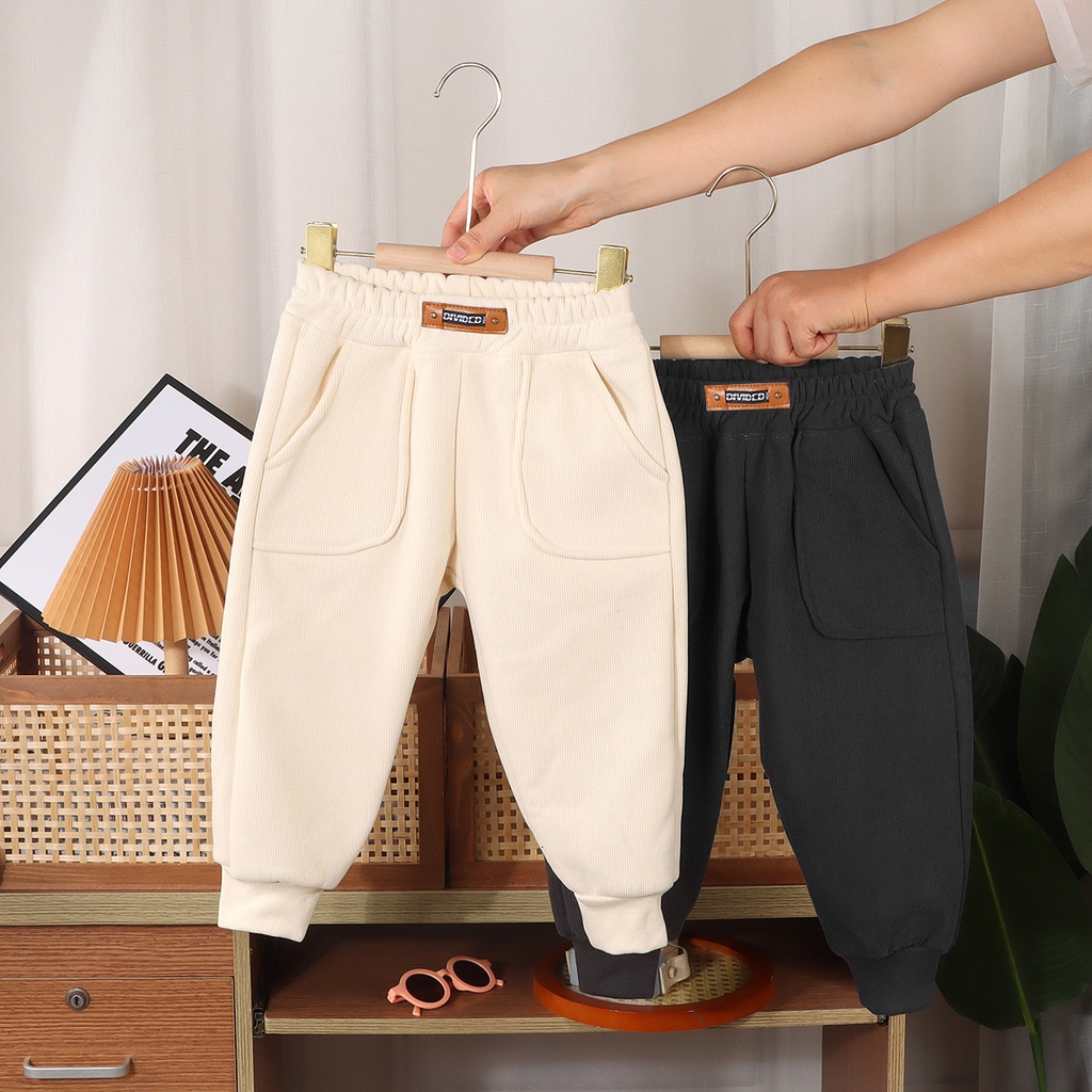 80-160cm Trẻ Em Mùa Thu Châu Âu Cotton Len Sweatpants Bé Gái Bé Bloomers Quần Legging Trung Lớn Trẻ Em Thường Ngày Phù Hợp Với Phong Cách Hợp Thời Trang 1-15 Tuổi