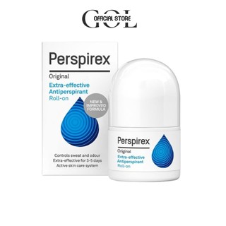 Lăn nách khử mùi perspirex original dành cho người có mùi và mồ hôi vừa phải 20ml