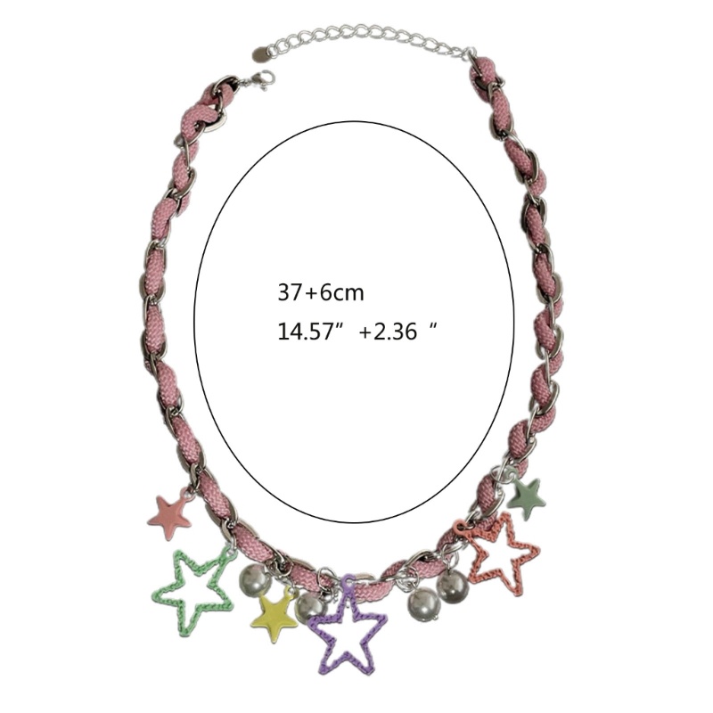 Vòng Cổ choker Mặt Ngôi Sao omg Thời Trang Đi Biển Mùa Hè harajuku