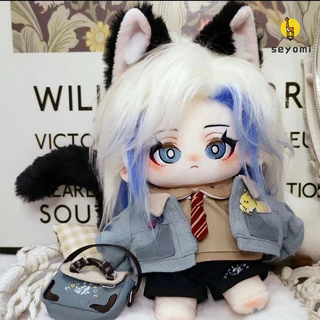 Búp Bê Nhồi Bông Vải cotton Hình Michael caesar anime Mặc Đầm