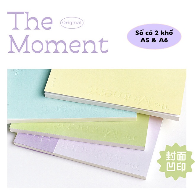 Sổ Note For The Moment Màu Pastel Dùng Để Ghi Chú, LàmLàm Bullet Journal