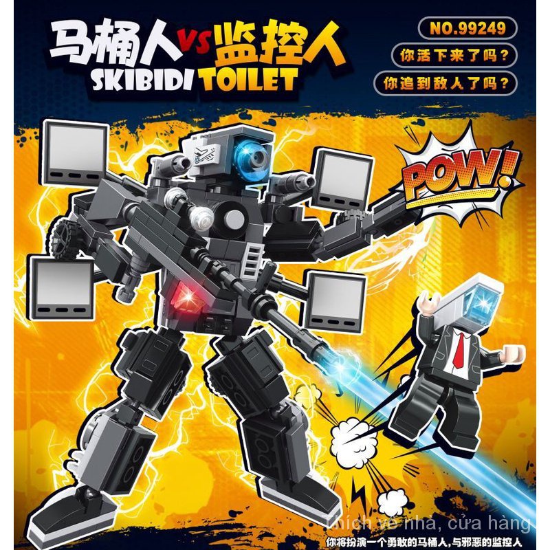 Toilet Man VS monitor man building blocks TV man stereo  Hàng sẵn