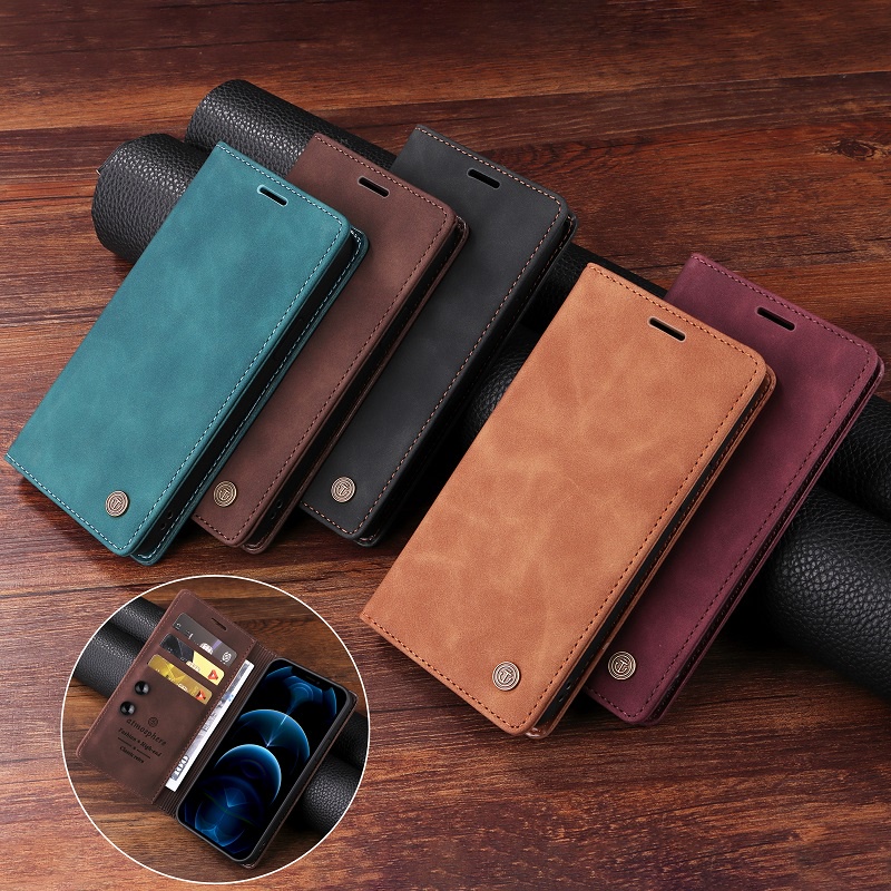 Ốp Lưng Samsung Galaxy S24 S23 S22 S21 S20 Ultra S10 Plus S21FE S20FE S23FE Da Bảo Vệ Chống Sốc Ví Ốp Lưng Bao Da Có Giá Đỡ