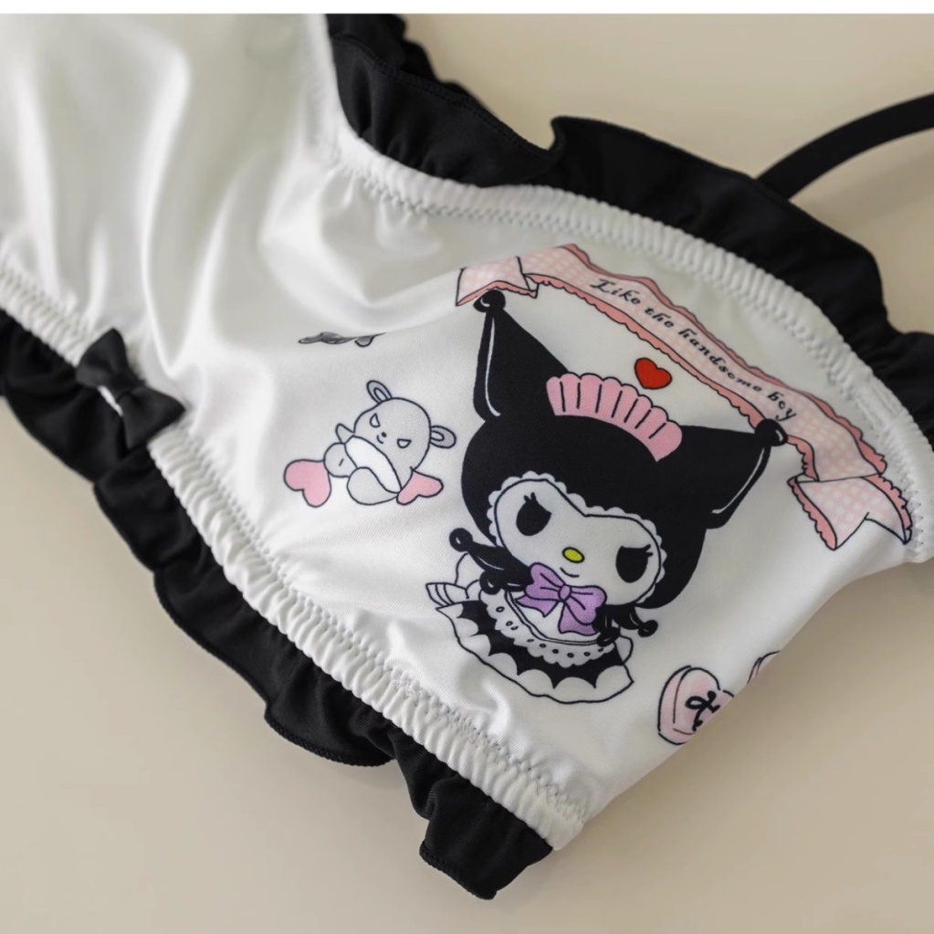 Set 2 Món Đồ Lót Phong Cách kuromi cinnamoroll Cho Nữ 14-18 Tuổi