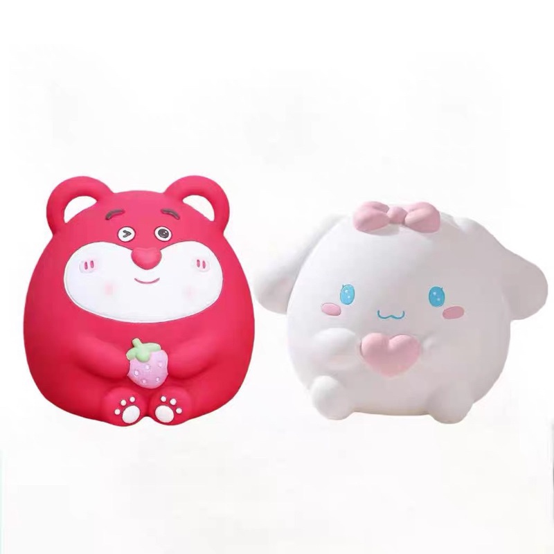 Tượng Tô Màu Thạch Cao chú heo dễ thương size lớn