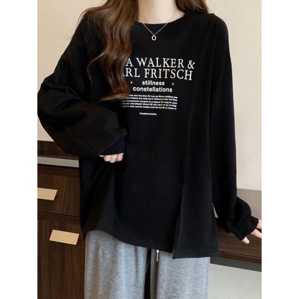 Áo hoodie Mỏng Tay Dài Dáng Rộng Cỡ Lớn Thời Trang Xuân Thu Mới Cho Nữ