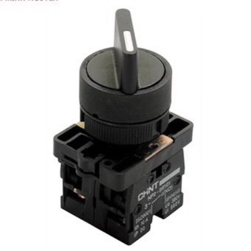 Công tắc xoay chuyển mạch 2 vị trí, 3 vị trí, đủ loại Cần ngắn - Cần dài NP2 phi 22, Hãng Chint
