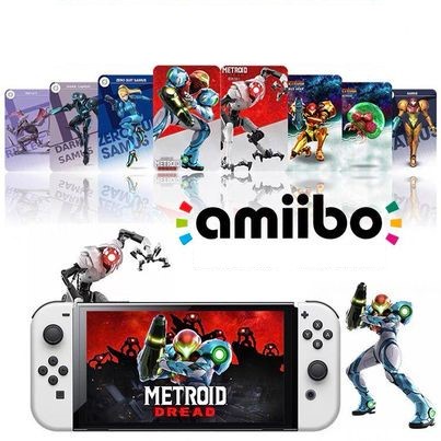 Bộ 8 Thẻ Amiibo Scan NFC Dành Cho Game Metroid Dread Trên Hệ Máy Cầm Tay Nintendo Switch / Lite