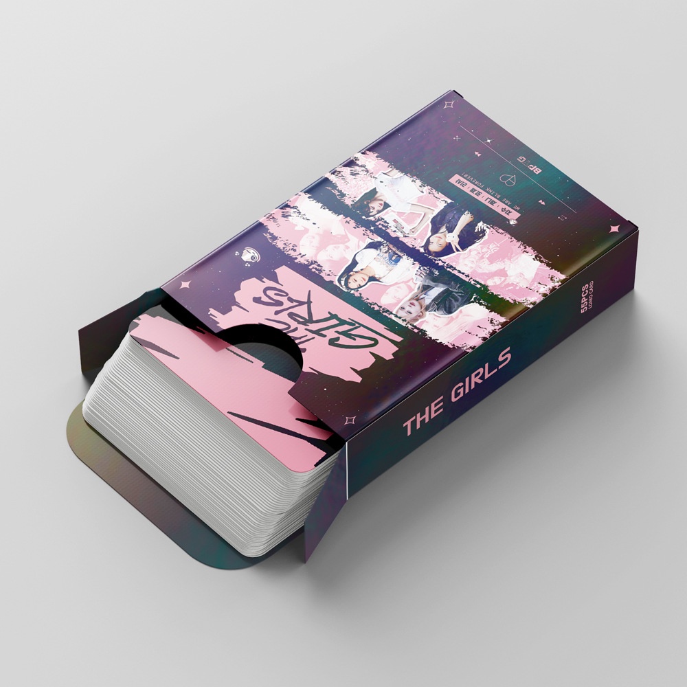 Hộp 55 Ảnh Thẻ lomo Nhóm Nhạc blackpink