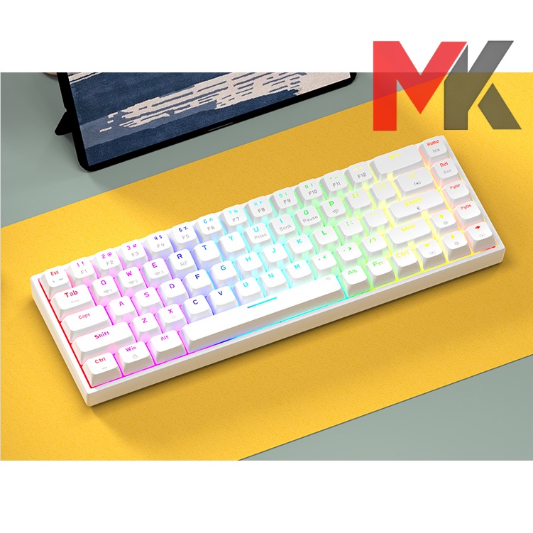 Bàn phím cơ ColorReco C068 - LED RGB - Hotswap 5 pin - Không dây 3 mode