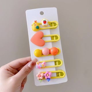 Set 5 Kẹp Tóc Mỏ Vịt Dễ Thương Cho Bé Gái