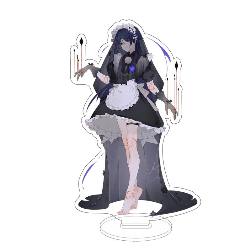 Mô hình Standee Creative Maid Anime Figure Genshin Impact Venti Xiao Scaramouche Cyno Diluc Dainsleif Phụ kiện trang trí