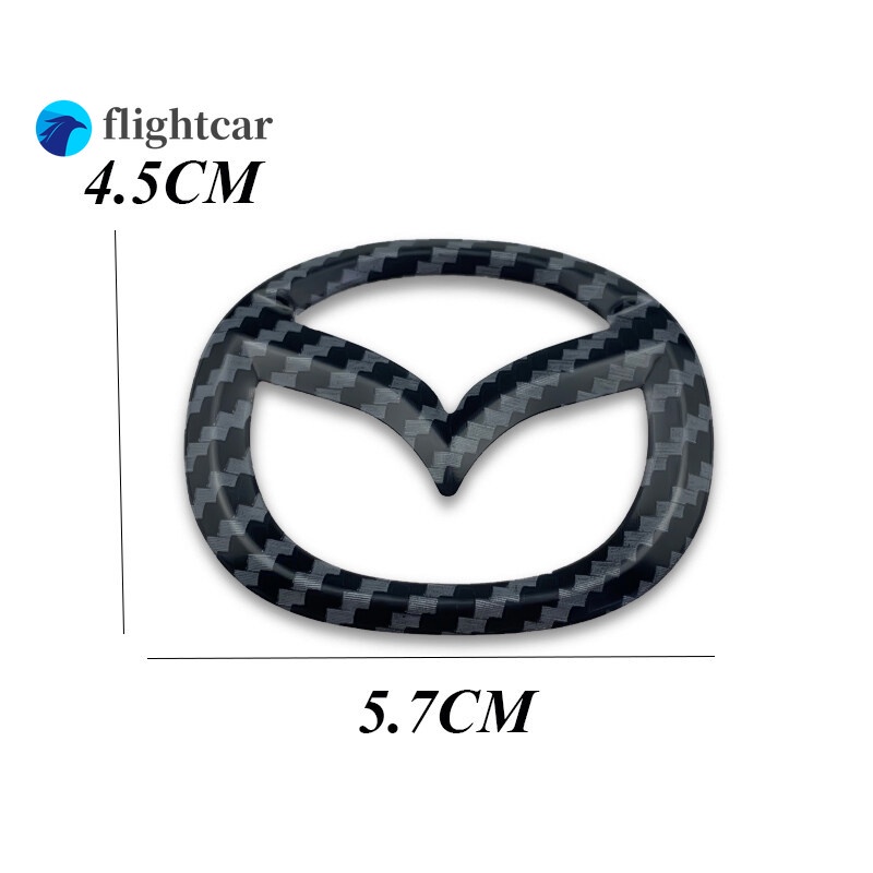 1 Miếng Dán logo Trang Trí Vô Lăng Xe Hơi mazda 3 6 cx9 cx7 cx5 axela