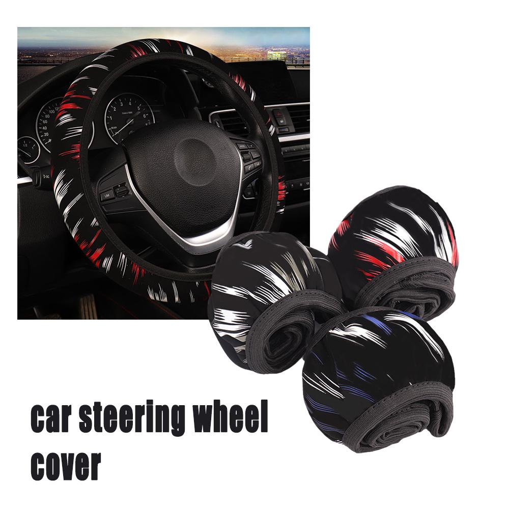 Vỏ Bọc Vô Lăng Xe Hơi Mềm Mại Chống Trượt Thời Trang 40cm v7q4