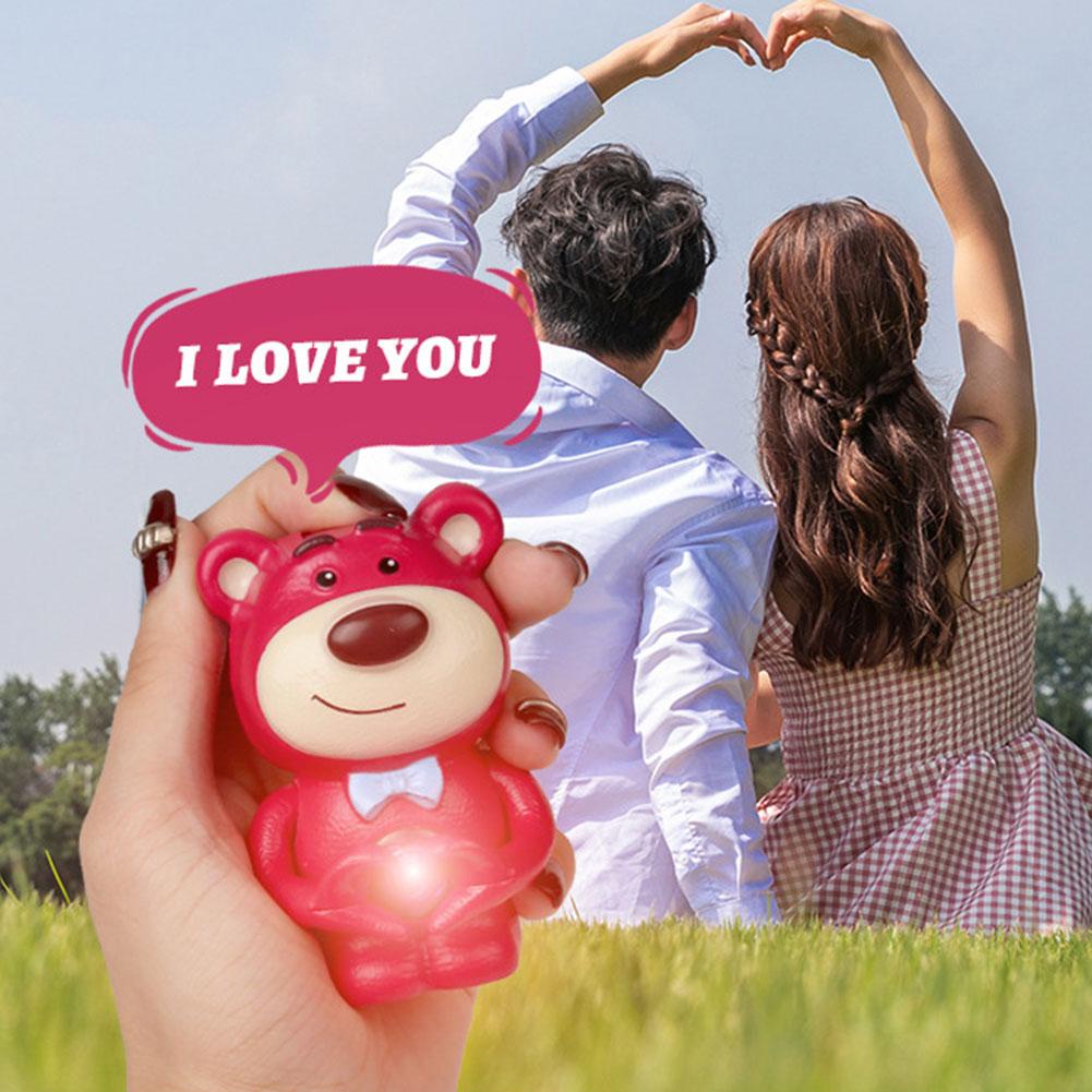 Dễ Thương Đồ Chơi Gấu Nhồi Bông Phát Sáng b6a3 Xinh Xắn Đáng Yêu