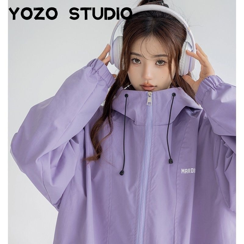 YOZO STUDIO áo khoác dù áo khoác bomber Thông thường High-quality Độc đáo Chất lượng cao WJK23004D7 41Z231009