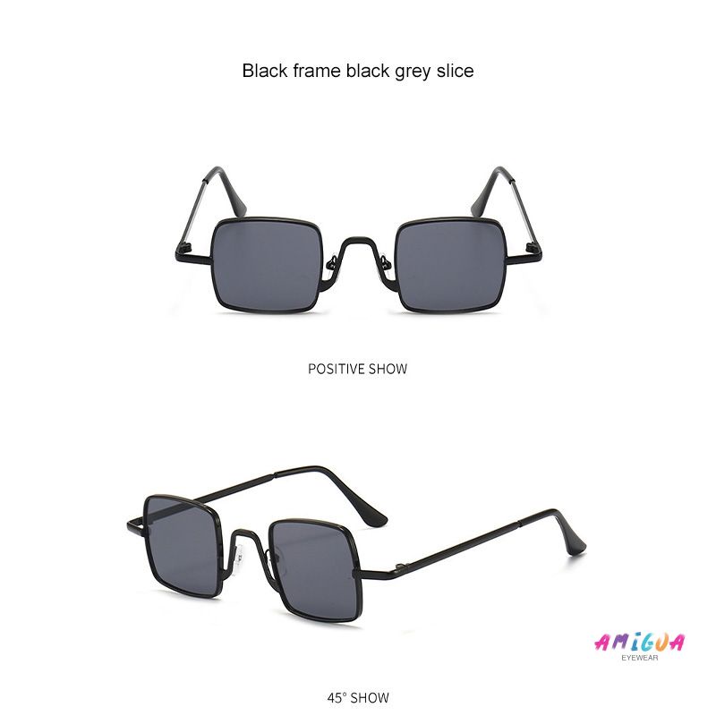 Kính Mát Gọng Vuông Phong Cách retro Thời Trang