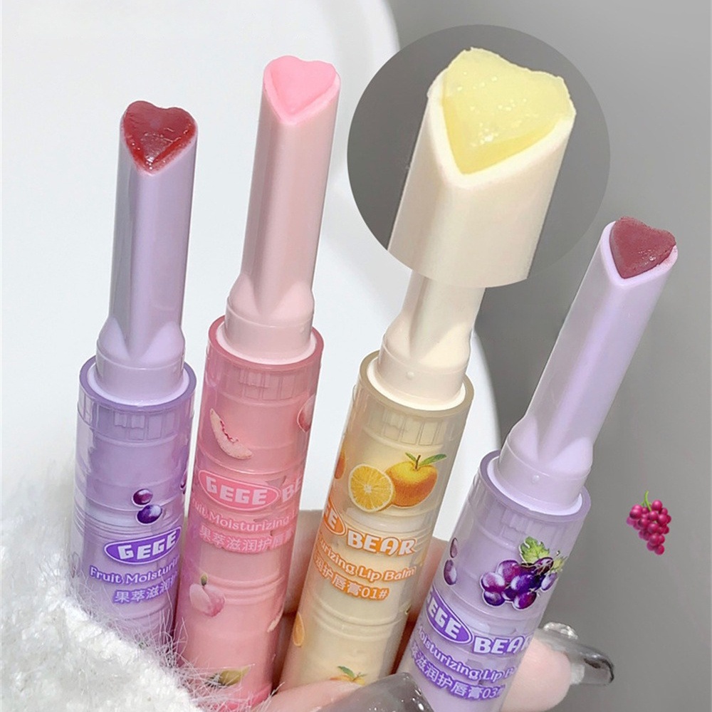 Ge bear Son Môi Dạng Nhấn Màu Bóng Có Dưỡng Lâu Trôi Xinh Xắn