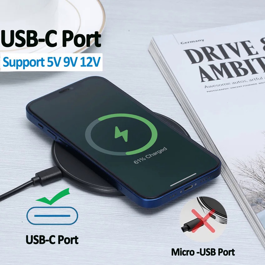 Đế Sạc Nhanh Không Dây 30w Cho iphone 14 13 12 11 pro max samsung xiaomi