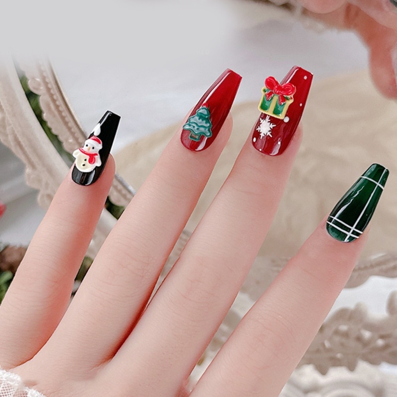 Ch *  1 Túi Phụ Kiện Trang Trí Móng Tay Nghệ Thuật diy Phát Sáng Lâu Trôi