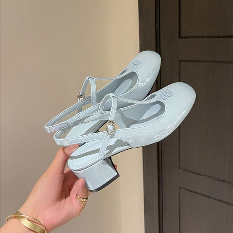 Huahua Mới Ví Da Bóng mary jane Đa Năng Thời Trang Và Mới Cho Nữ