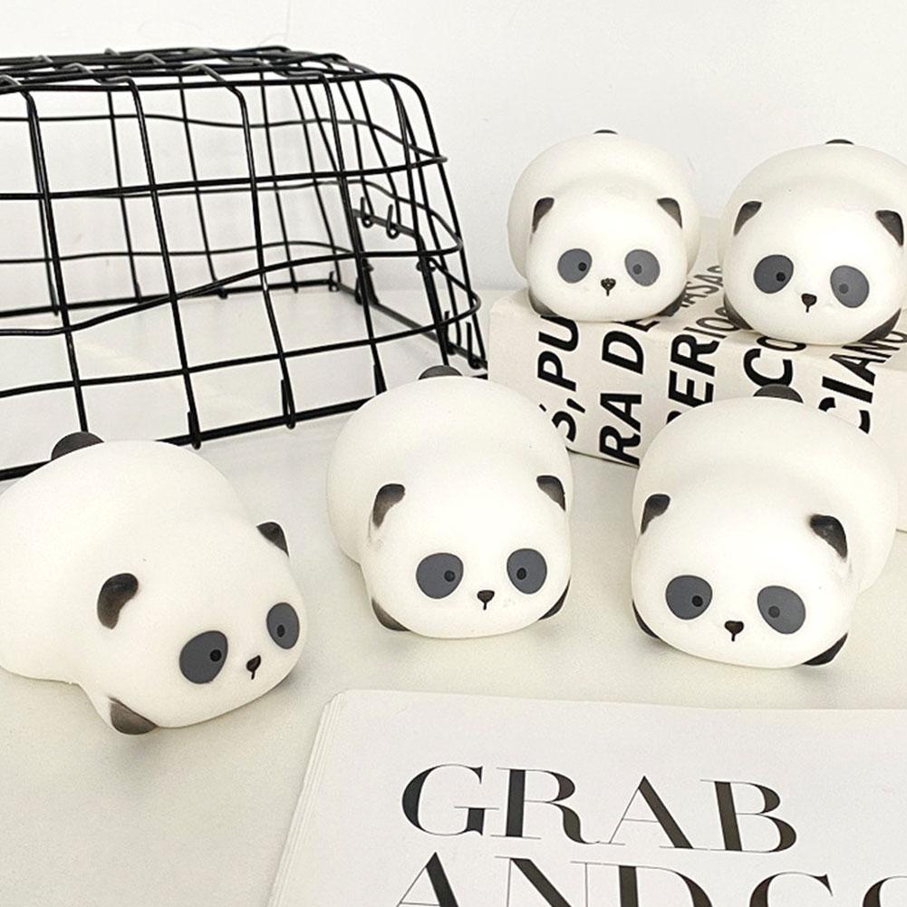 Đồ Chơi Nắn Bóp Đàn Hồi Giảm Stress Hình Gấu Trúc o0x4