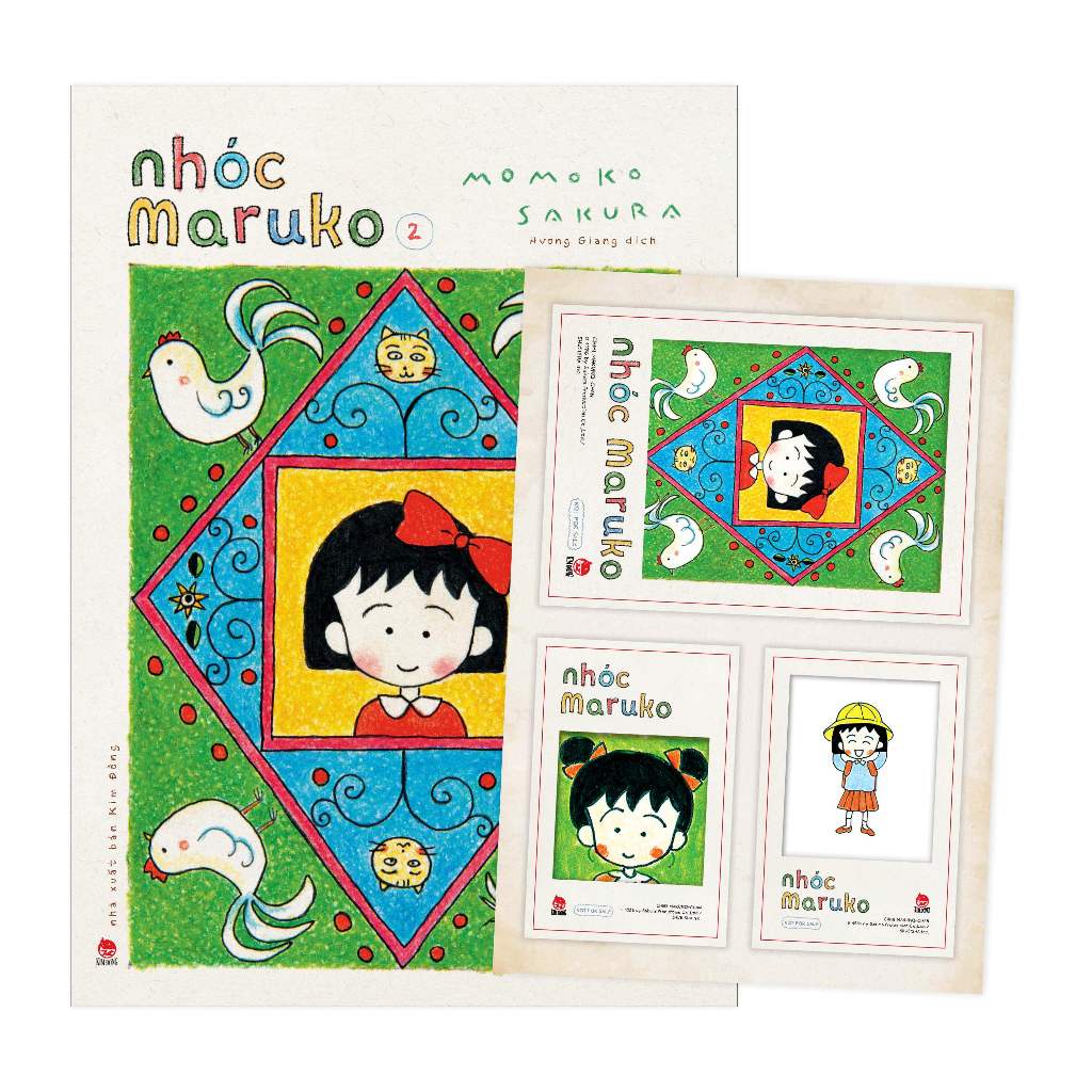 Sách Nhóc Maruko - Tập 2 - Tặng Kèm Set Card Polaroid - Kim Đồng - Bản Quyền