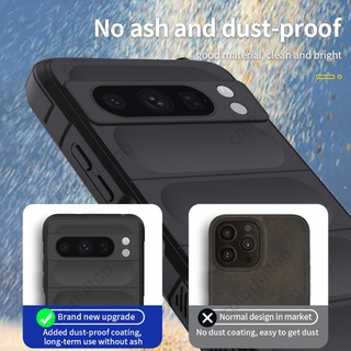 Shockproof Case For Google Pixel 8 Pro 5G Pixel8 Pixel8Pro Soft Flexible Silicone TPU Bumper Phone Cover Back Casing Armor Airbag Camera Protective Case Cover