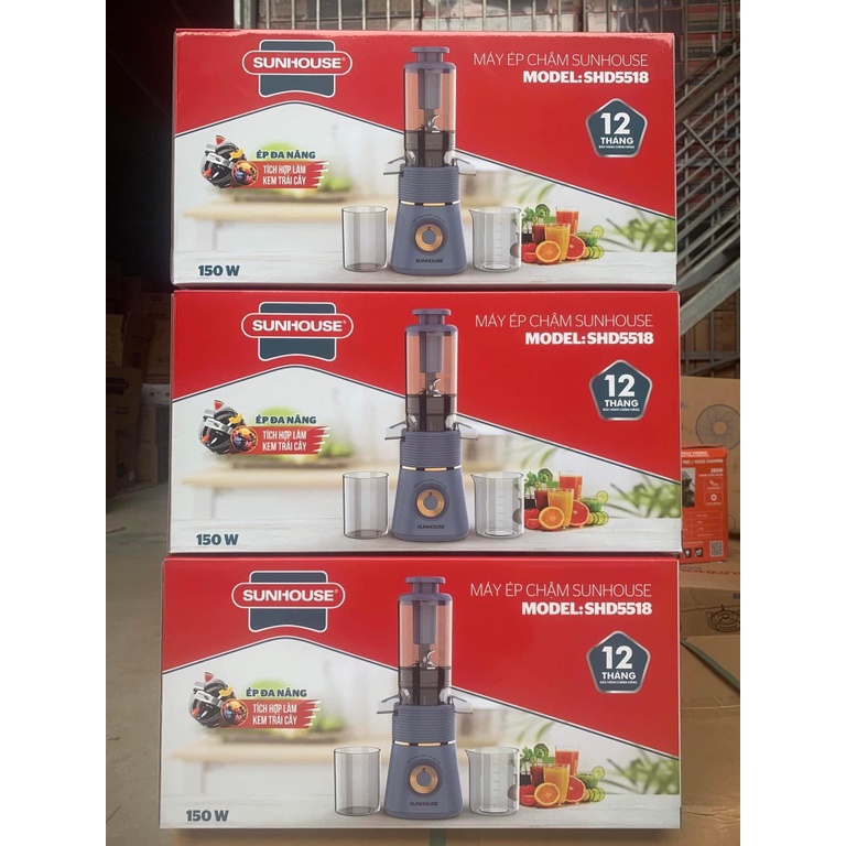 Máy ép chậm Sunhouse SHD5518 - Bảo hành 12 tháng chính hãng