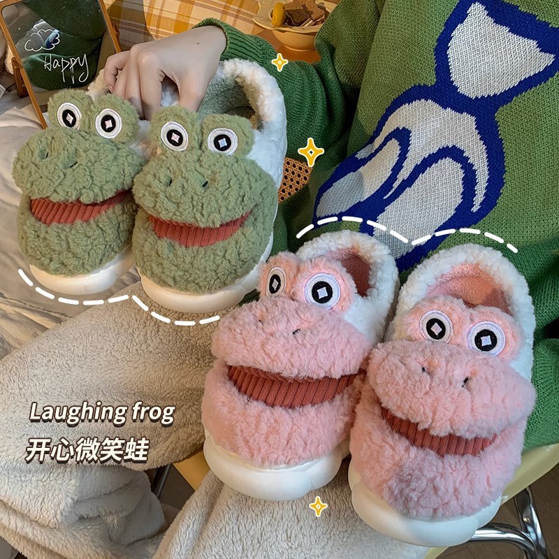 🔥Có Hàng Sẵn🔥Dép Bông Đi Trong Nhà Chống Trượt Dễ Thương Cho Cặp Đôi