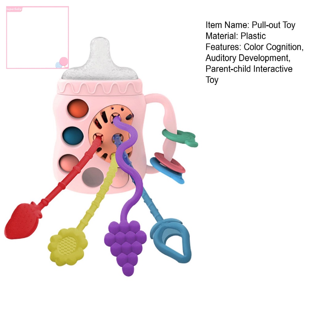 Đồ Chơi Con Lăn Hình Trái Cây Hoạt Hình Màu Sáng Giúp Giảm Căng Thẳng Răng Miệng Tay Và Mắt Trẻ Em