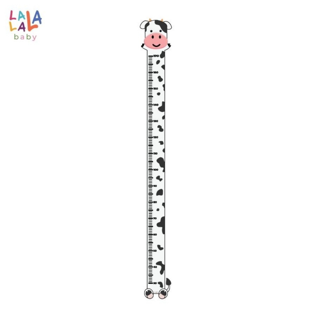 Thước Đo Chiều Cao dán tường cho bé Lalala baby hình con vật đáng yêu - Timi Home