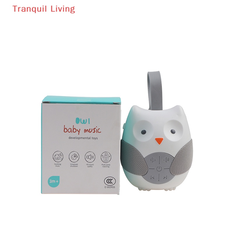 Máy Tạo Tiếng Ồn Trắng Hình Cú Mèo Với 10 Bản Nhạc