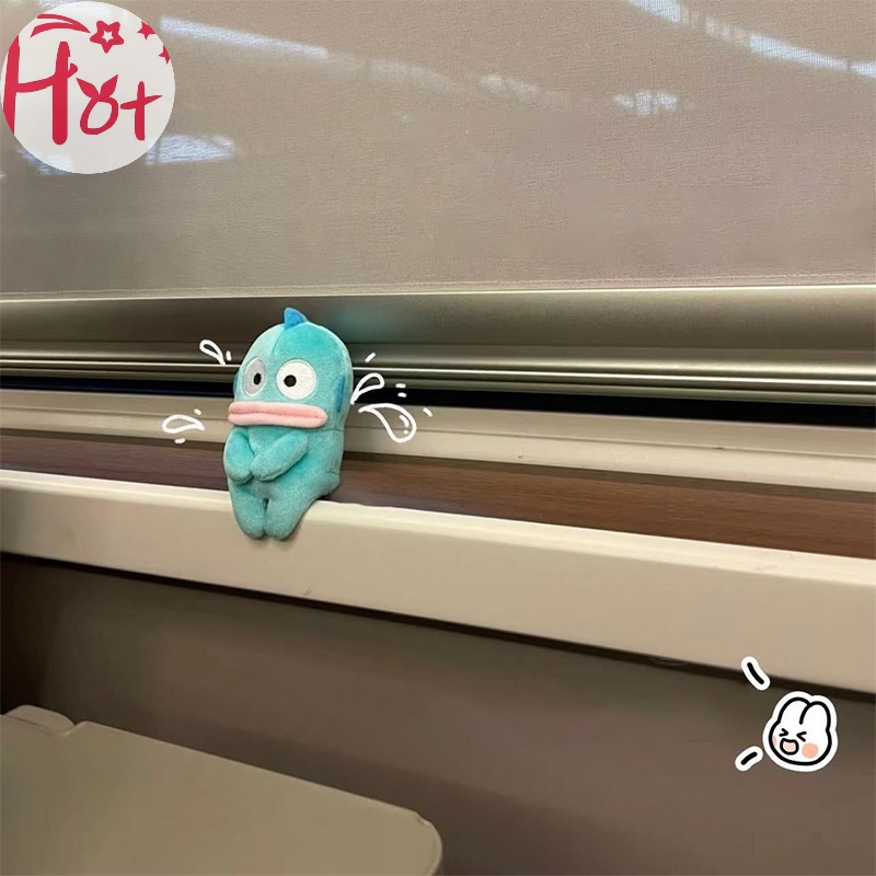 Jr Thú Nhồi Bông Hình sanrio kawaii shy well-Kehaved Ngồi Đầu Giường Để Bàn Trang Trí