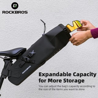 Rockbros túi đựng đồ 3l chống thấm nước gắn yên sau xe đạp tiện dụng