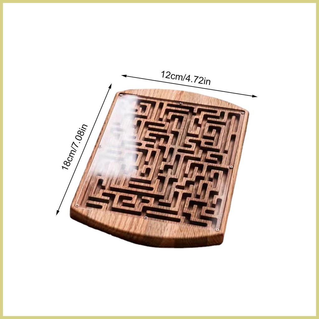 Đồ Chơi Quả Bóng Lăn Cầm Tay Thông Minh 3d Bằng Gỗ Cân Bằng Giáo Dục Cho Bé