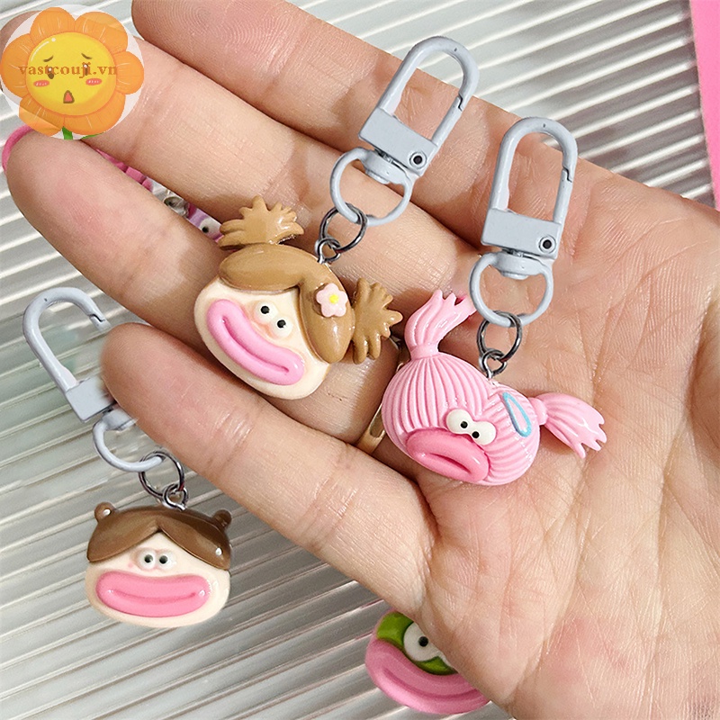 Móc Khóa Hoạt Hình Xinh Xắn Dùng Làm Túi Xách / Móc Khóa Cho Xe Hơi