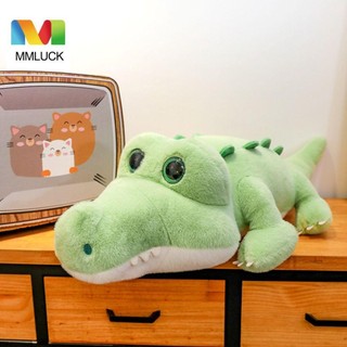 Mmluck thú nhồi bông hình cá sấu màu xanh lá cây đồ chơi quà sinh nhật