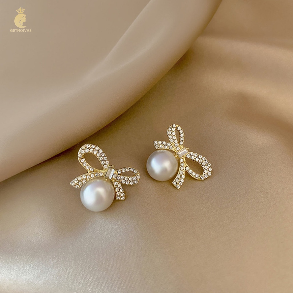 Đôi Bông Tai Ngọc Trai Sang Trọng Cho Nữ