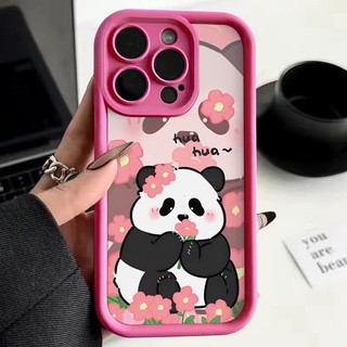 Ốp điện thoại in hình hoa / gấu trúc / bánh lái cho apple 1511 13promax / promax 1511 ngày / hồng / hoa / gấu trúc141512 đèn led chiếu sáng tw4333