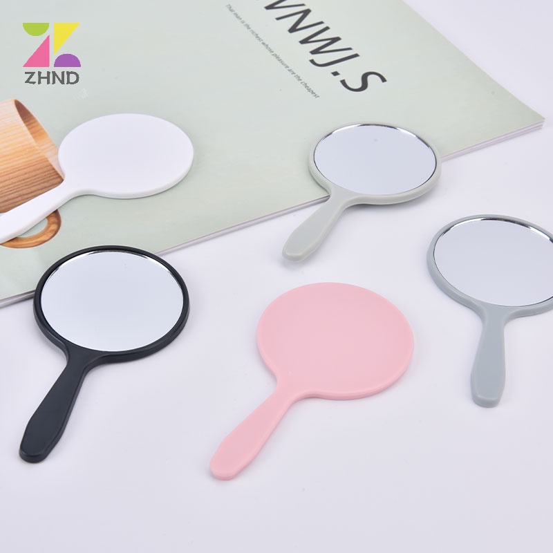 Gương Trang Điểm Cầm Tay zhuzhengde Hình Tròn Có Tay Cầm