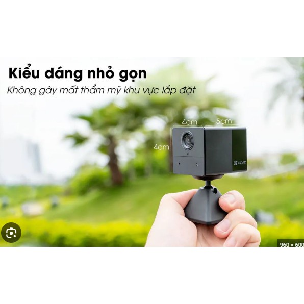 Camera Mini Siêu Nhỏ Không Dây Dùng Pin Sạc EZVIZ CB2 1080P 2MP hàng chính hãng