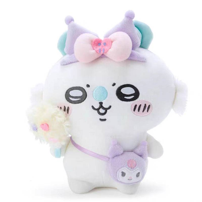 Yyds sanrio x chiikawa Móc Khóa Búp Bê Nhồi Bông kuromi melody cinnamoroll Nhồi Bông Làm Quà Tặng Cho Bé Gái