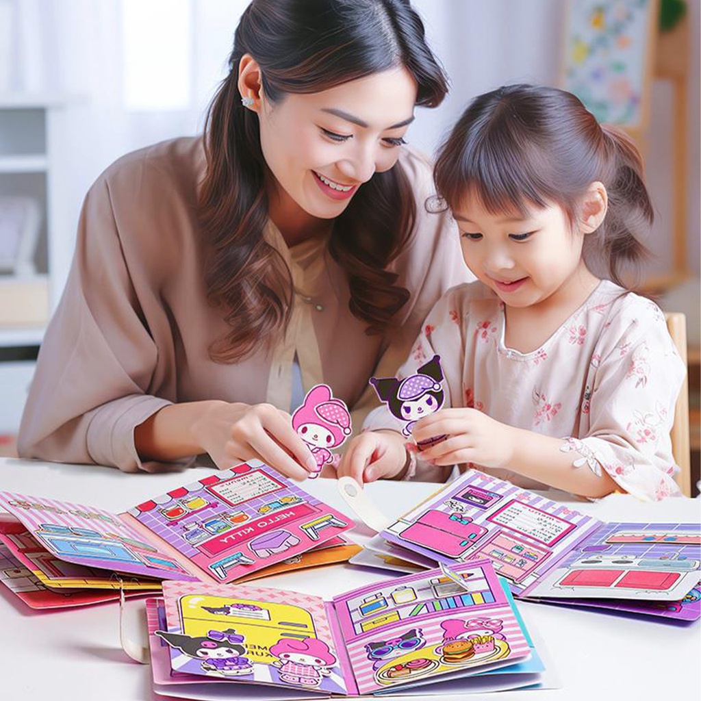 Mới Sách Hoạt Hình Dán Thủ Công sg106